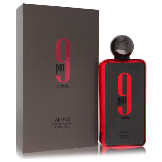 Afnan 9pm Rebel by Afnan Eau De Parfum Spray (Unisex) 3.4 oz (Men)