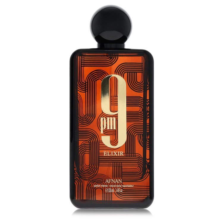 Afnan 9Pm Elixir Intense by Afnan Parfum Intense Spray (Unisex Tester) 3.4 oz (Men)