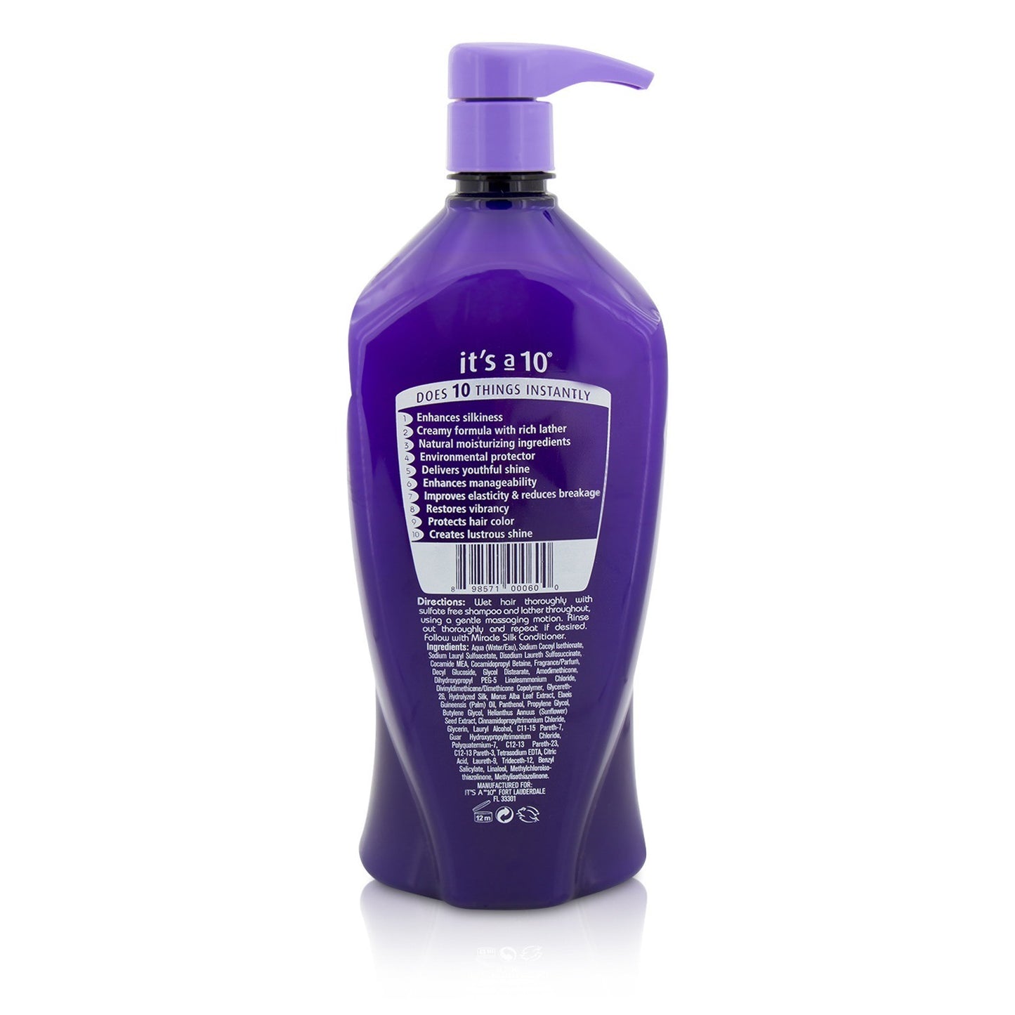IT'S A 10 - Silk Express Miracle Silk Shampoo 379116 1000ml/33.8oz