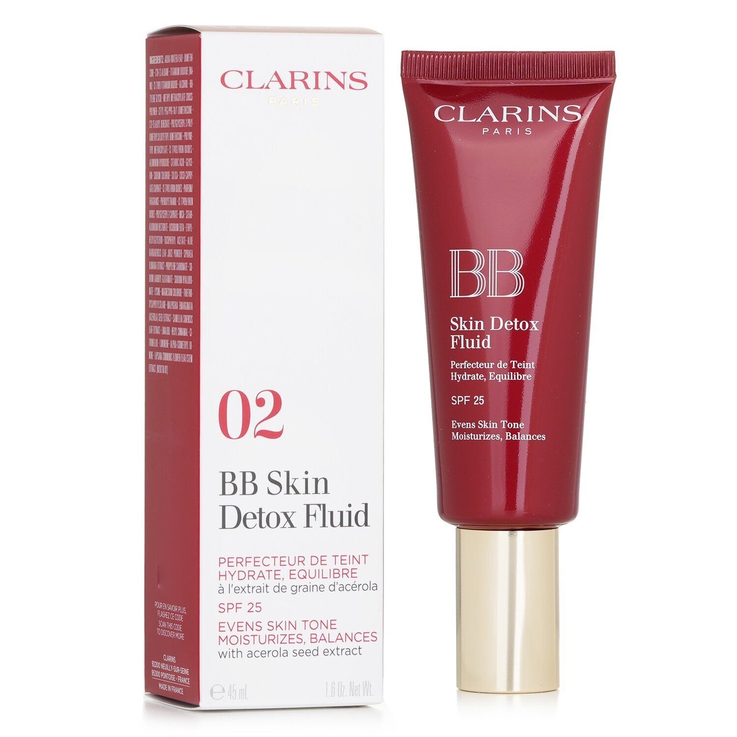CLARINS - BB Skin Detox Fluid SPF 25 - #02 Medium 80003733 45ml/1.6oz