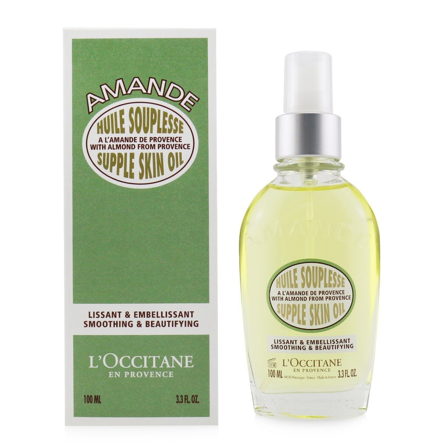 L'OCCITANE - Almond Supple Skin Oil - Smoothing & Beautifying 29HS100A14US/29HS100A18 100ml/3.3oz