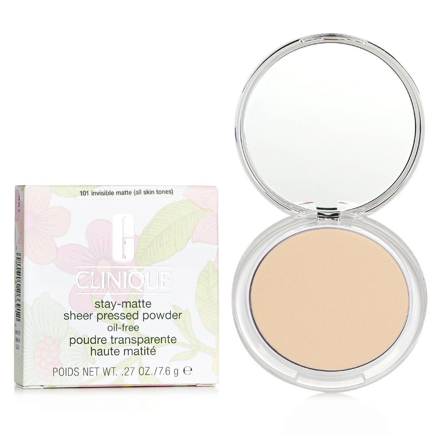 CLINIQUE - Stay Matte Powder Oil Free - No. 101 Invisible Matte 6HY1/6HX1/426691 7.6g/0.27oz