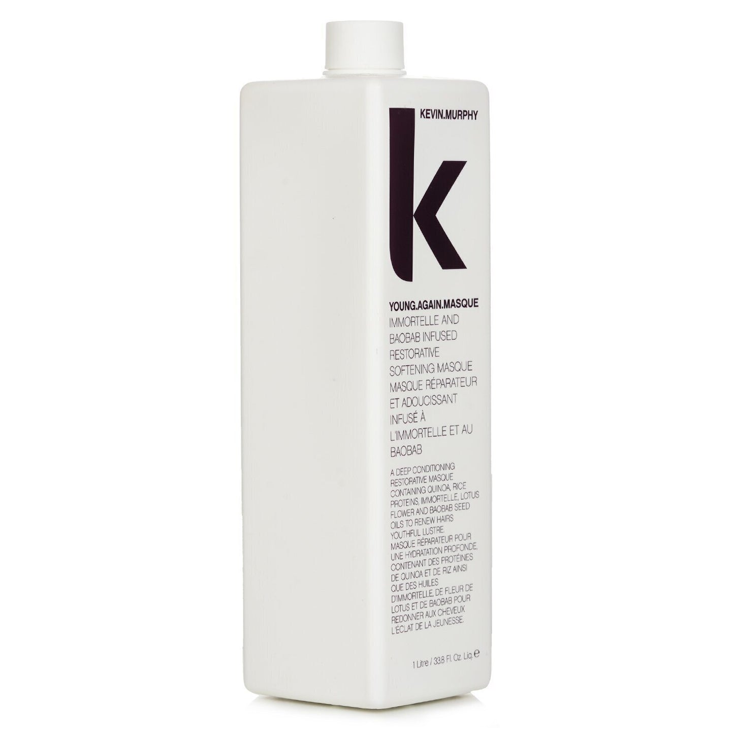 KEVIN.MURPHY - Young.Again.Masque (Immortelle and Baobab Infused Restorative Softening Masque - To Dry Damaged or Brittle Hair) KMU15414 1000ml/33.8oz