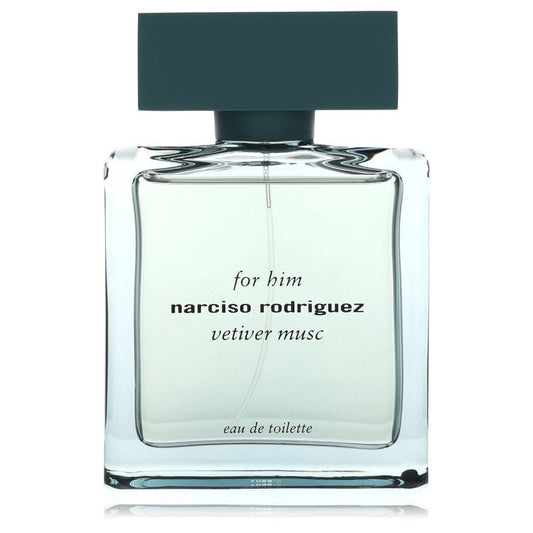 Narciso Rodriguez Vetiver Musc by Narciso Rodriguez Eau De Toilette Spray (Unboxed) 3.3 oz (Men)