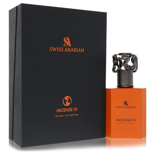 Swiss Arabian Incense 01 by Swiss Arabian Extrait De Parfum Spray (Unisex) 1.7 oz (Men)