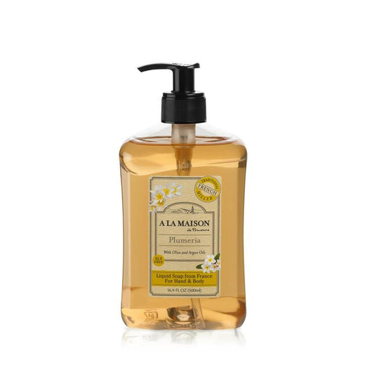 Maison liq soap plumeria ( 1 x 16.9 oz   )